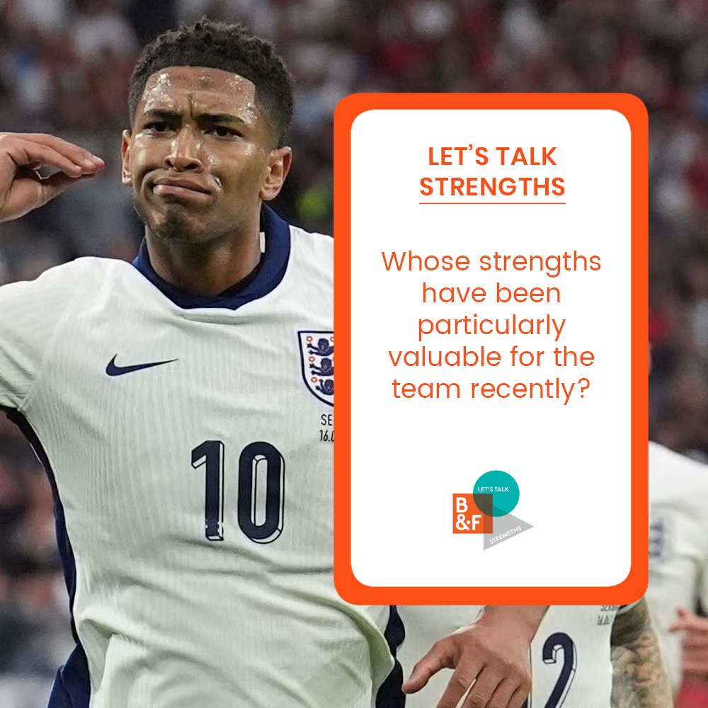 When we play to our strengths, extraordinary outcomes are achieved. Whether it's <a href="/BellinghamJude/">Jude Bellingham</a>'s agility and precision or your colleague's strategic thinking and creativity, recognising and utilising these strengths can lead to winning results.

We'd love to hear your thoughts!