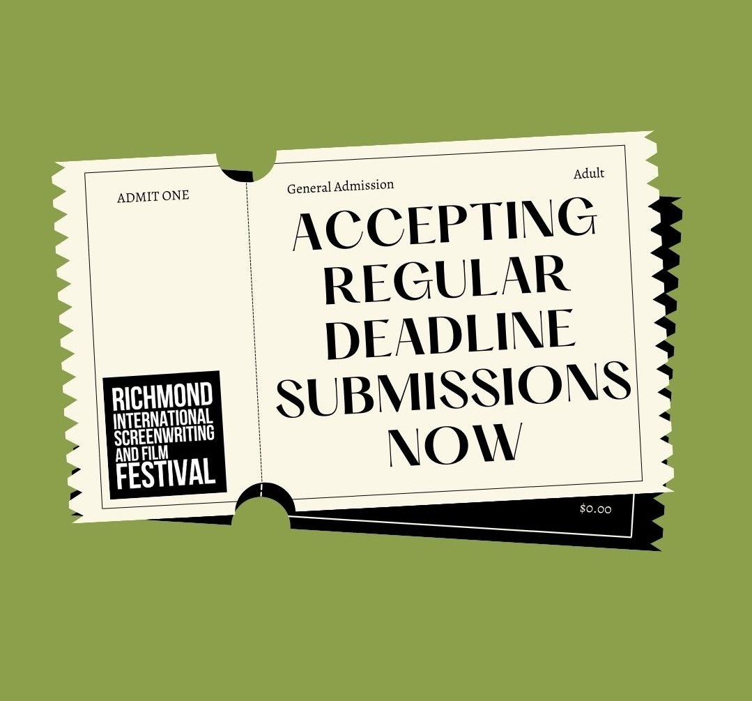 VanessaBails's tweet photo. REGULAR DEADLINE IS OPEN!! @RichmondIntSF
(We have a CRACKING festival shaping up for NOVEMBER)
SUBMIT 👉 https://t.co/1qcfclLGOX
#shortfilms #filmfestival #screenwriting #shortscripts #featurescripts #indiefilm #filmmaking #filmmakers #womeninfilm #shorts #RISF https://t.co/ZyN2NSwu6g