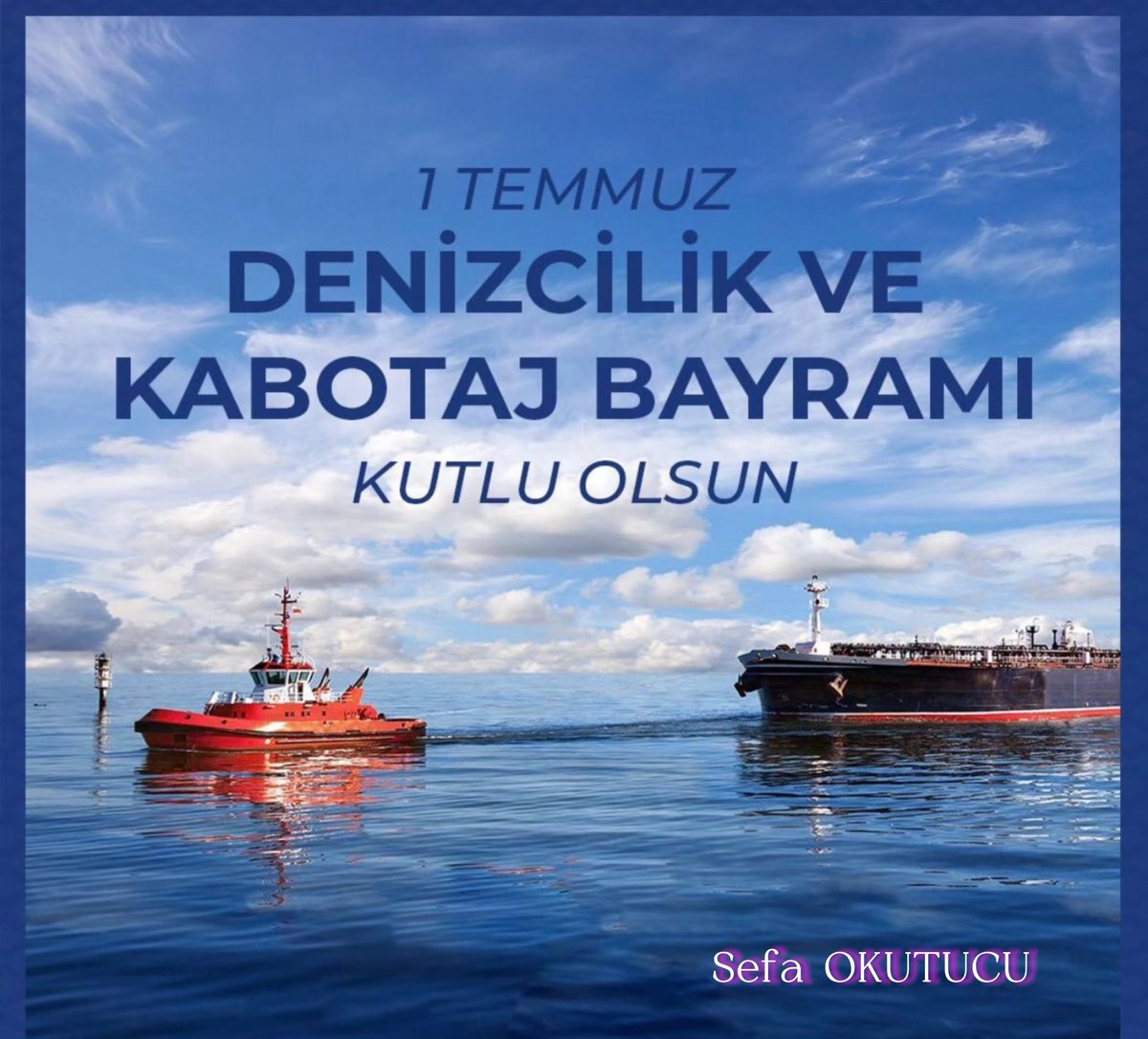 Denizcilik ve Kabotaj Bayramımız kutlu olsun! Mavi vatanımızda güvenle yol alan tüm denizcilerimize selam olsun! 🚢⚓️🇹🇷
#DenizcilikVeKabotajBayramı #MaviVatan #Denizcilik #KabotajBayramı #TürkDenizcileri #Bağımsızlık #MilliGurur #1Temmuz