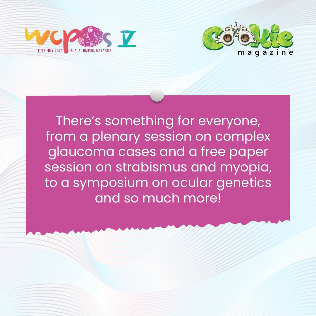MediaMICEgroup's tweet image. We are heading to #WCPOSV2024 in KL, July 11-13, as a media partner! Join us for an incredible line-up of events and insights. Can&apos;t attend the conference? Check out our show daily coverage at cookiemagazine.org, and follow us for live coverage straight from the event.