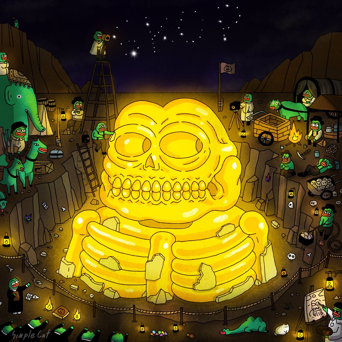 Pepe Story 
“Discovery”
My entry for 
<a href="/TrystanNFT/">Trystan</a> &amp; <a href="/jaggedsoft/">jagged</a>
MEME contest 
#SKOPfam  #memecontest $SKOP
🔗⬇️