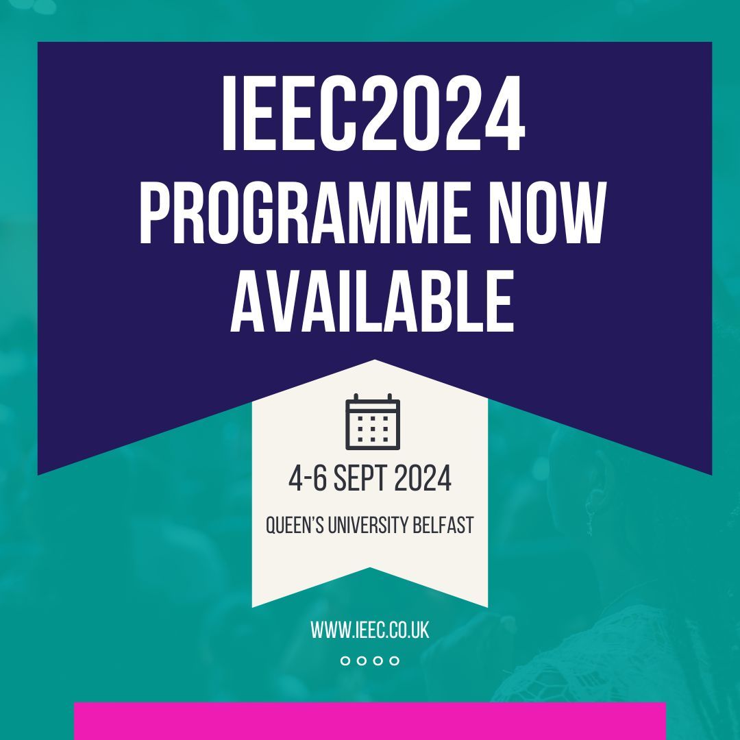 #IEEC2024 <a href="/QUBelfast/">Queen's University Belfast 🎓</a> - The IEEC2024 Conference Programme is now published and available here - buff.ly/3VZMzU4 #enterprise #entrepreneurship