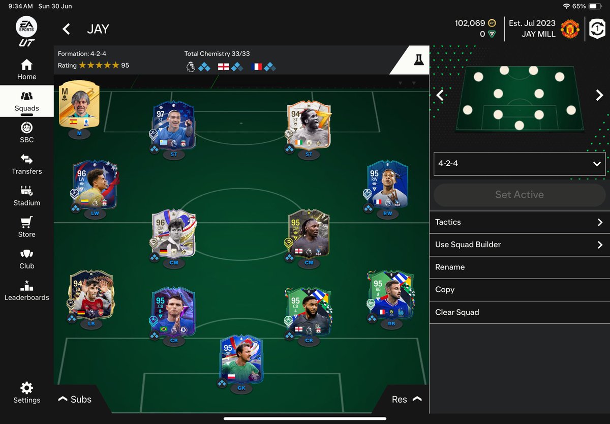 jaymill_01's tweet photo. @FIFA22_INFO Squard for sale https://t.co/9mf94foRUo