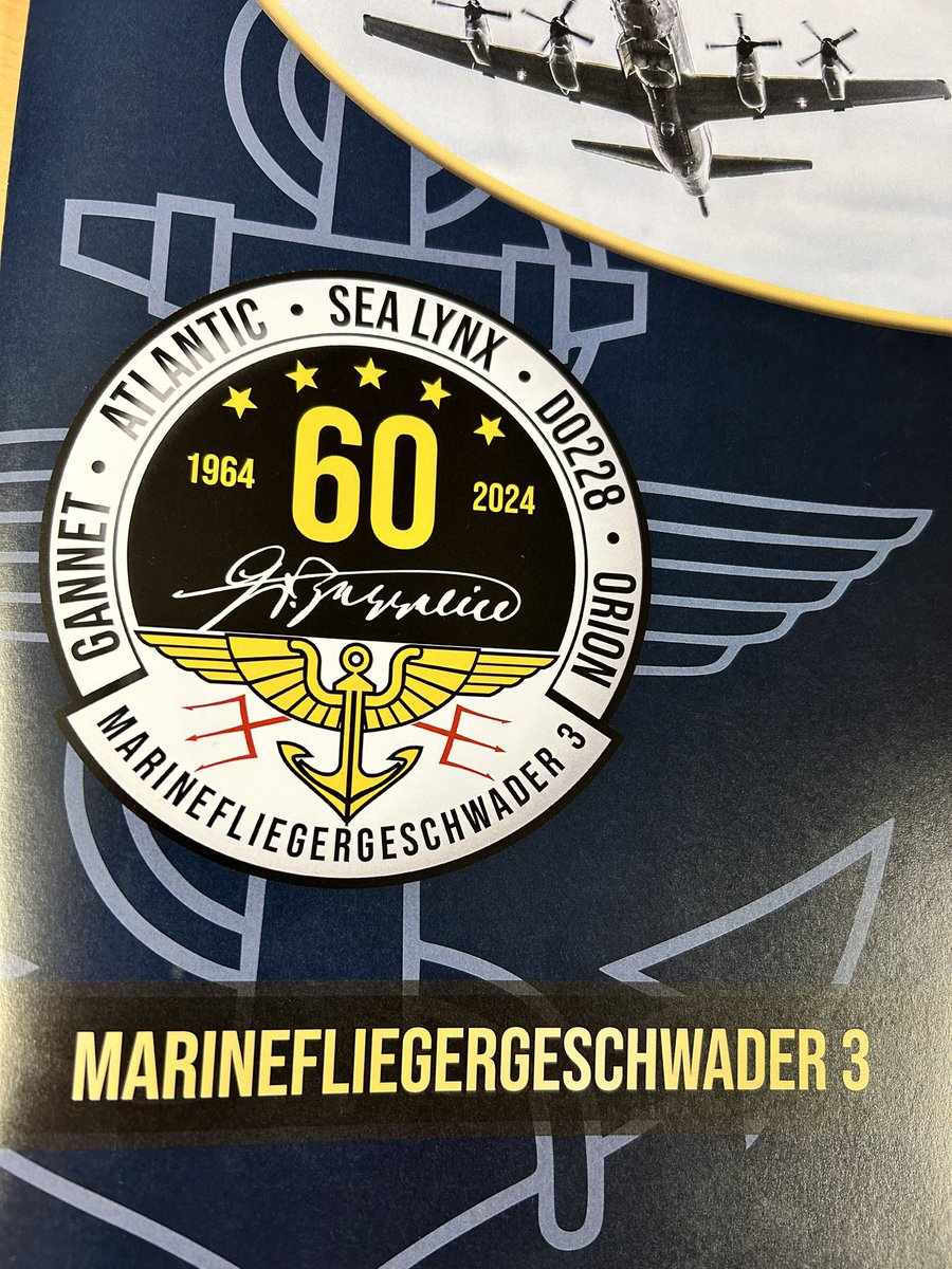 CdrDeuNavalAir's tweet photo. Nach einem tollen Fest am Freitag und einem fröhlichen Familientag am Wochenende feiern die #Marineflieger heute im Rahmen einer Musterung den 60. Geburtstag des #MFG3 â#GrafZeppelinâ
HERZLICHEN GLÃCKWUNSCH ðŸðð
und weiterhin
ALWAYS HAPPY LANDINGS!! https://t.co/Mw4KiN53Db