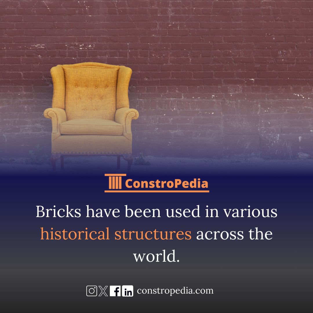 constropedia's tweet image. From Ancient Times to Modern Marvels: The Timeless History of Bricks!

#constropedia #bricks #construction #civilengineering #brickwork #constructionsite #technology #bnb #binaryandbricks