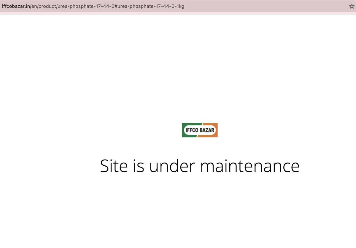 Dear <a href="/IFFCOBAZAR/">IFFCO BAZAR</a> 
4 Tickets, 2 Months and still faulty product is not replaced despite several reassurances.
Site is under maintenance for 10 days. Are you out of the business?
Your CS are not empowered even to see the last interaction. #CustomerServiceFail 
<a href="/madhulika_shukl/">Madhulika Shukla</a>