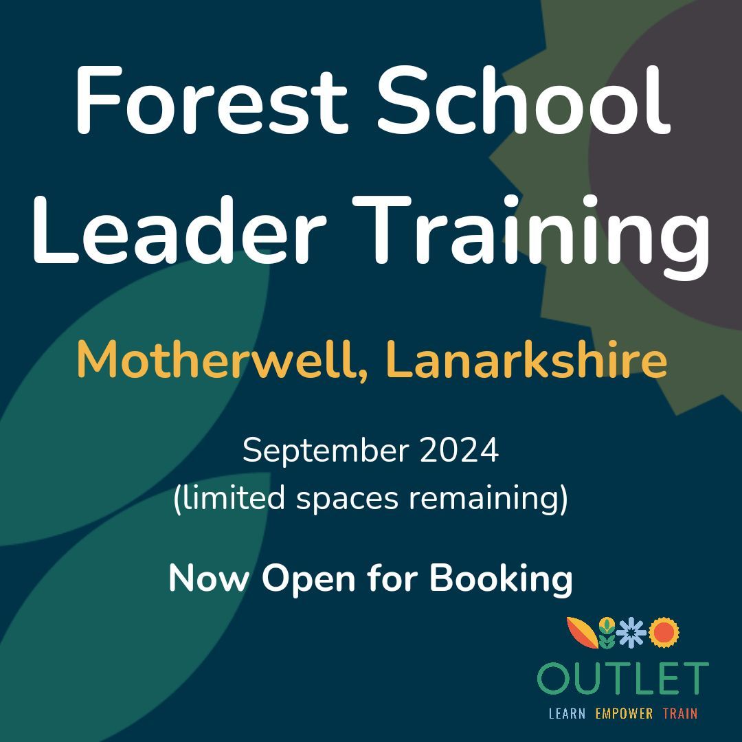 OutLET (@outletscot) on Twitter photo Set up and lead your own Forest School program
Join our Forest School Leader training and leave ready to put your new skills and experience into action.
Next course starts in September 2024
Email office@outlet.scot to book your place! Set up and lead your own Forest School program
Join our Forest School Leader training and leave ready to put your new skills and experience into action.
Next course starts in September 2024
Email office@outlet.scot to book your place!