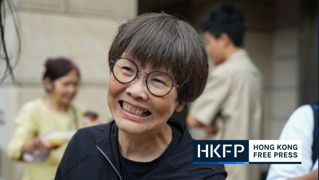 hkfp's tweet photo. Hong Kong dentist who was arrested under Article 23 taken away by officers on Handover anniversary – report 

🔗 https://t.co/G7bo6GVY4w https://t.co/yO5AliR9hI