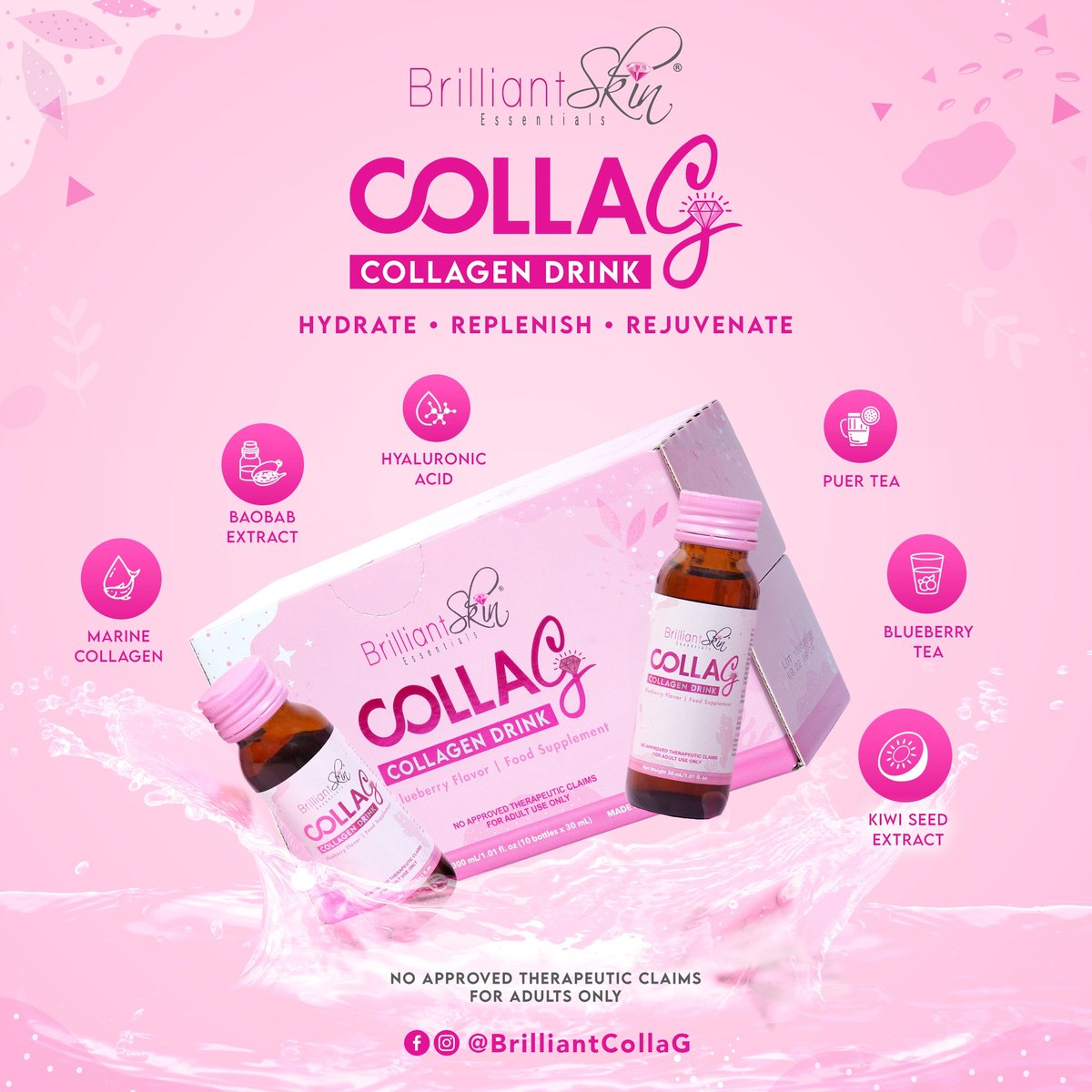 As you age, your collagen production naturally declines. So we need to supply it by drinking Colla G Collagen Drink. 🥰 ✨

#CollaG ✨
#BrilliantSkinEssentials 💎
