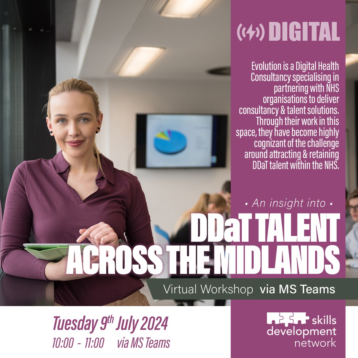 For anyone responsible for developing talent &amp; retention strategies, Brad from Evolution will talk through the latest data insights on DDaT talent within the Midlands, enabling you to be more data-driven when looking to attract and keep talent.

orlo.uk/Ed3IC