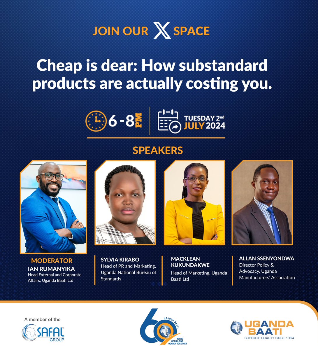 Join me this Tuesday, July 2nd, from 6-8 PM on X Spaces!

I’ll be discussing how substandard products cost you more in the long run. Don’t miss it! 

#QualityMatters #ConsumerAwareness