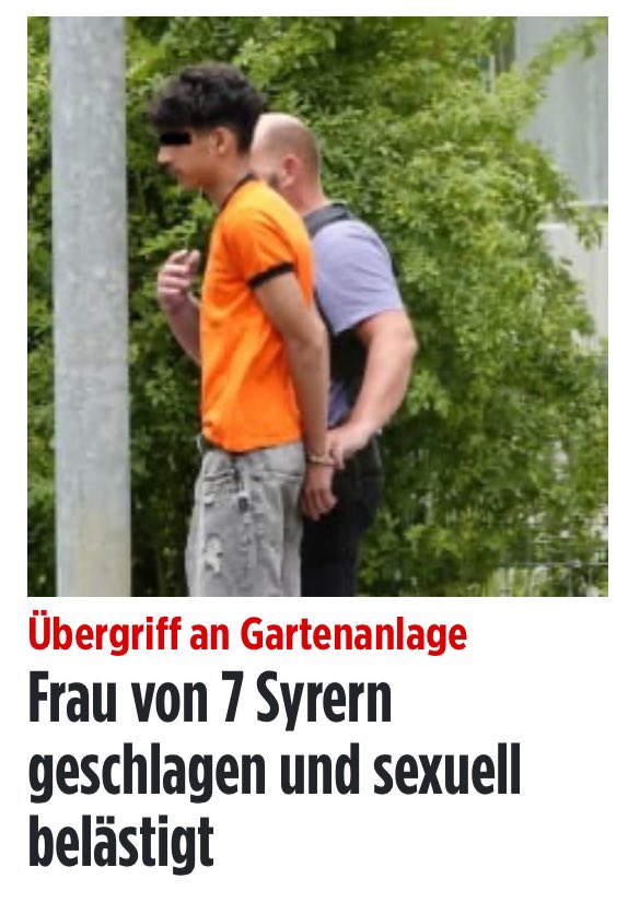 AndreRebew's tweet photo. Es handelt sich um syrische Staatsangehörige. Die fünf Personen wurden vorläufig festgenommen. Die Kriminalpolizei Chemnitz hat Ermittlungen wegen des sexuellen Übergriffs sowie der gefährlichen Körperverletzung übernommen #Chemitz @NancyFaeser #AfDBPT24 #AfD #RemigrationJETZT https://t.co/PPZtogpyA3