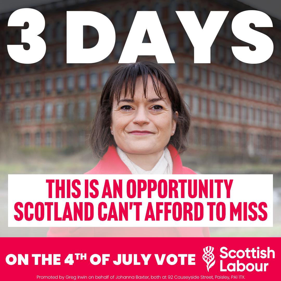 #VoteScotLab24 🌹