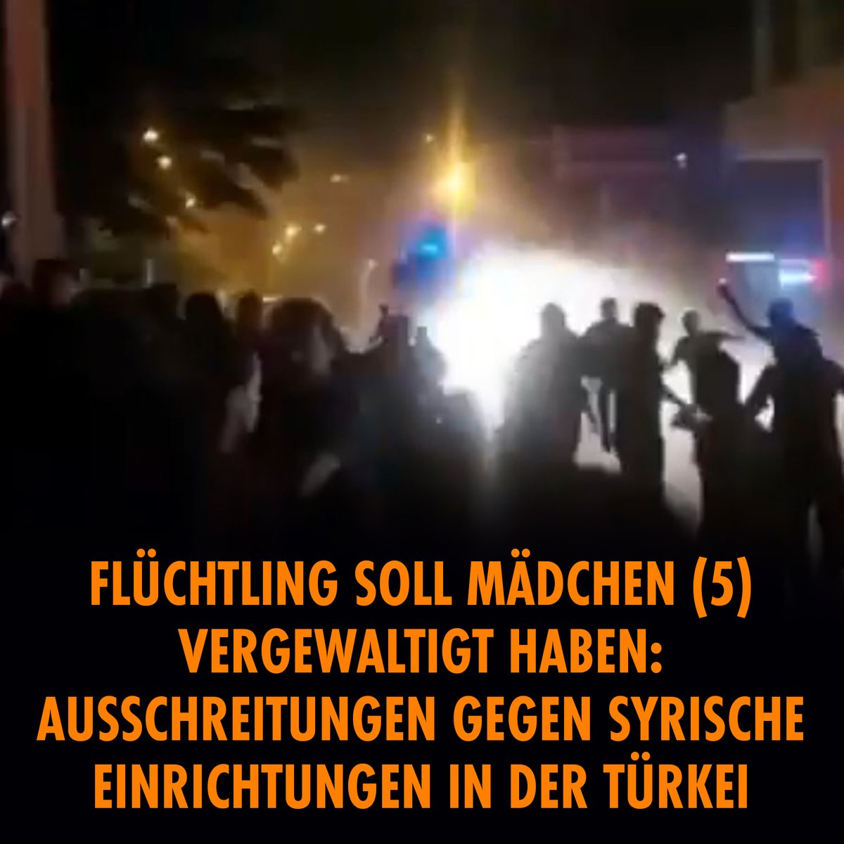 In der türkischen Stadt #Kayseri ist offenbar die Lage eskaliert, nachdem ein #Syrer eine 5-Jährige vergewaltigt haben soll. Wütende Menschen gingen auf die Straße, Fahrzeuge brannten, Scheiben wurden eingeschlagen. 
nius.de/news/fluechtli…