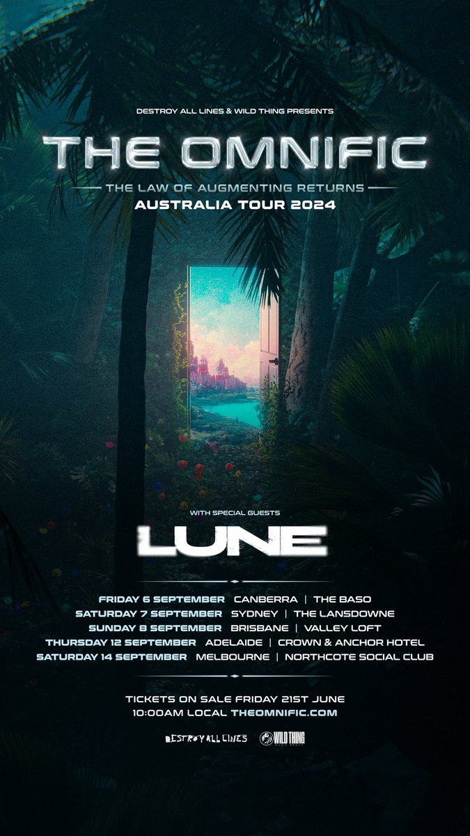 LUNE (@lunegroove) on Twitter photo Thank you Melbourne 🫀
Thank you to Liam Newman for filling in on drum duties for Harrison
We’ll be back in September on The Law of Augmenting Returns tour with <a href="/theomnificband/">The Omnific</a>
📷: Electrum Photography Thank you Melbourne 🫀
Thank you to Liam Newman for filling in on drum duties for Harrison
We’ll be back in September on The Law of Augmenting Returns tour with <a href="/theomnificband/">The Omnific</a>
📷: Electrum Photography