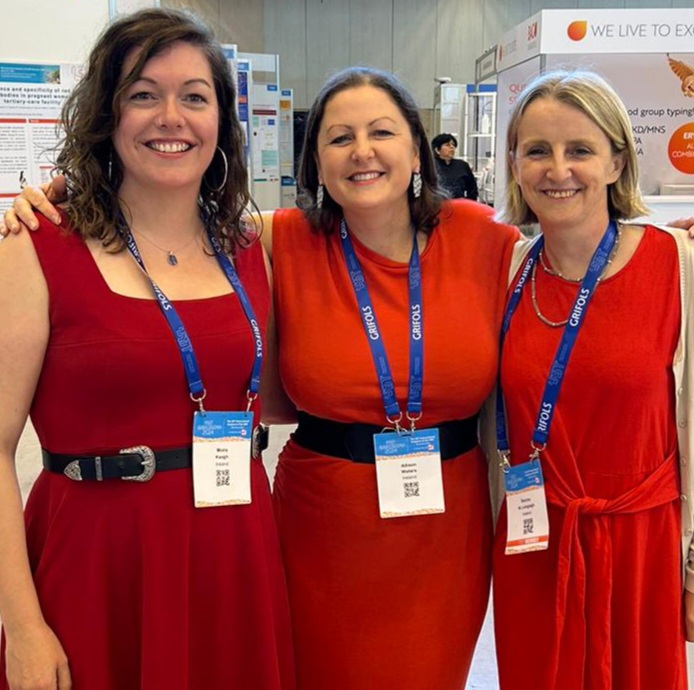 ibts_education's tweet photo. The "Ladies in Blood Red" from #IBTS of @giveblood_ie at #ISBTBarcelona last week. For more discussions on all things transfusion, please check out https://t.co/oyFPOFuti5 for our conference this November. https://t.co/CWLfaNzwBR