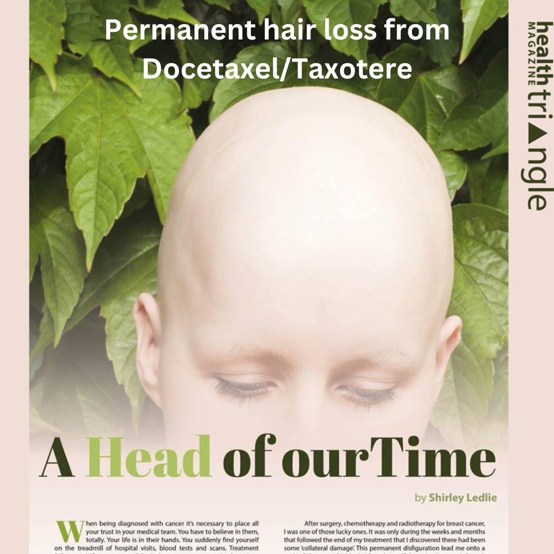 Over the last 18 or so years I've written many articles for magazines, newspapers and various websites, mostly with the same message.
What's that message? In case you don't know, hair doesn't always grow back from chemotherapy for breast cancer. That's a fact. Another fact is