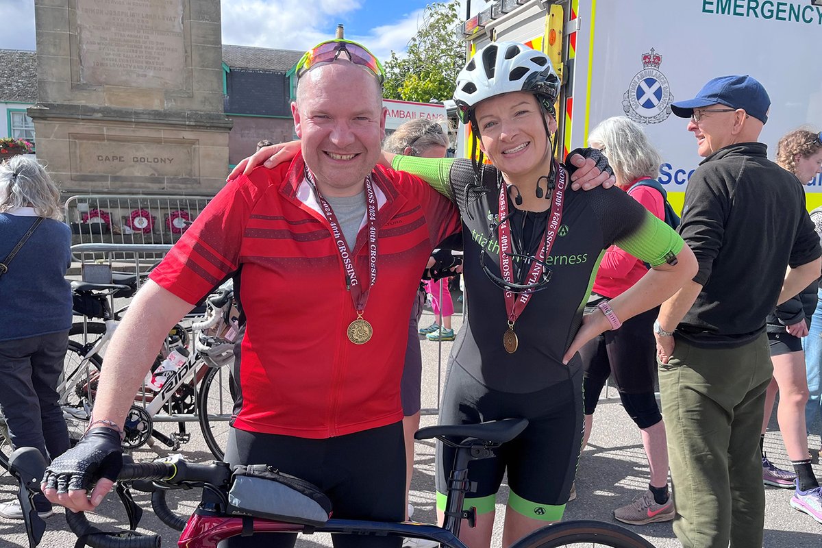 Congratulations to our Inverness colleagues Findlay Boyd and Eilidh Scott for completing the Highland Cross just over a week ago. The pair undertook this demanding 50-mile duathlon, comprising 20 miles on foot followed by a 30-mile bike ride to raise money for excellent causes.👏