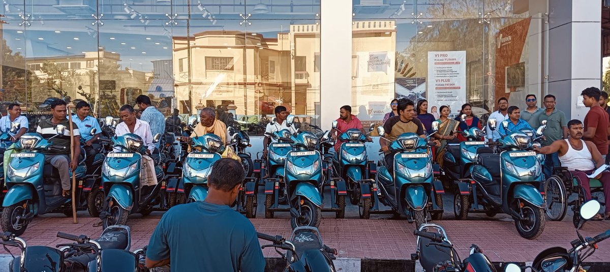 Distribution of Tri-Scooty to the Locomotor Disability beneficiaries out of MP LAD.