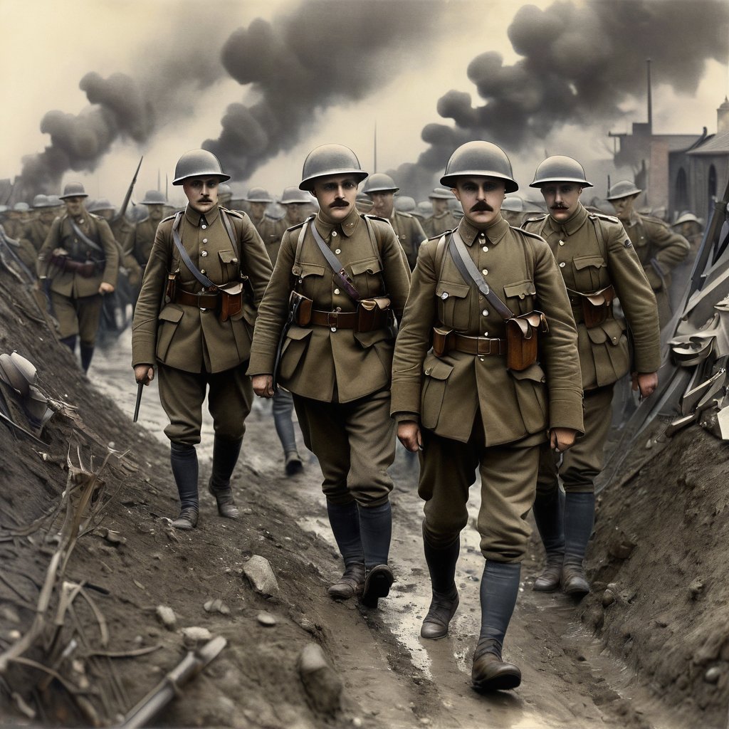 Historywalebaba's tweet photo. First World War AI Images https://t.co/O5GqWjPyFY