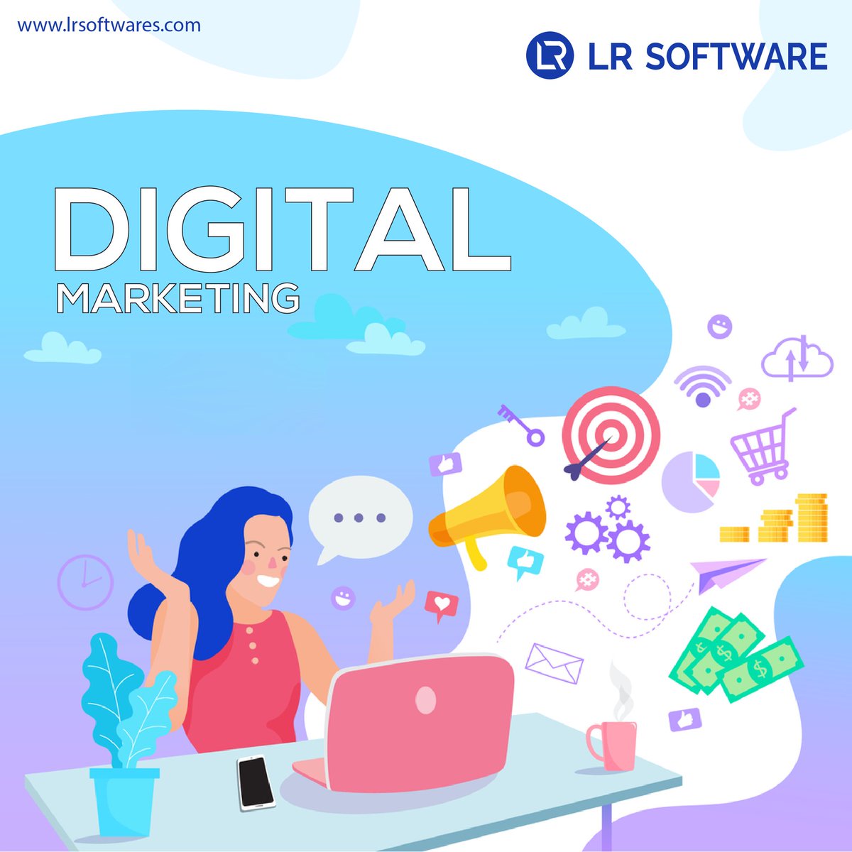 lrsoftwarecom's tweet image. LR Software&apos;s smart digital marketing solutions can help you improve your brand&apos;s visibility. To increase your online presence and encourage participation, our team of professionals develops custom tactics. 🚀📈
.
.
#DigitalMarketing #LRSoftware #BrandVisibility 💻💻