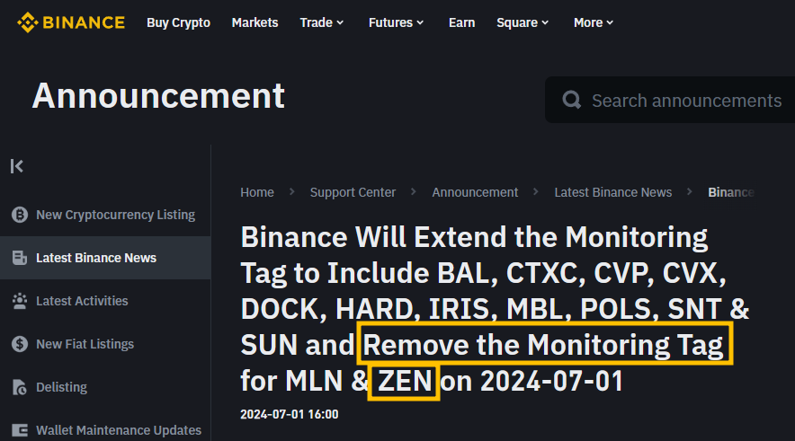 AstarZens's tweet photo. Horizen's Binance monitoring tag has disappeared.
(Horizon -> Horizen🤣)

#Horizen $ZEN #Binance
@horizenglobal

https://t.co/aDb6STDMMe https://t.co/aBwJGVK6gI