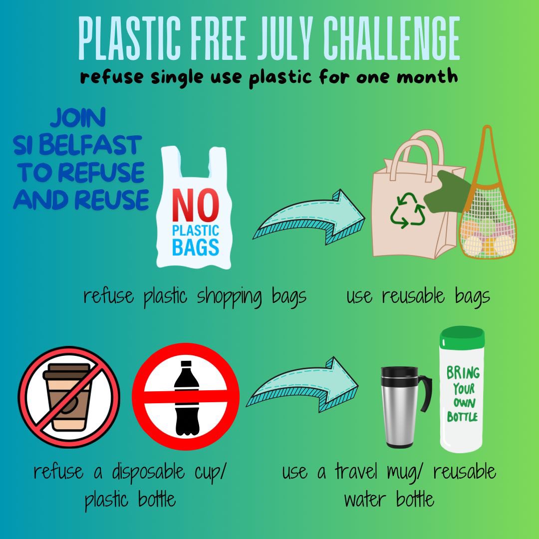 alirit's tweet image. Supporting @SoroptimistBFS and @sigbi in Use Less Single Use Plastics July Challenge #refuseandreuse #soroptimist #volunteering #sustainablegoals #planet
