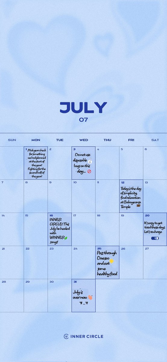 innercircleww's tweet photo. [WV] 240701 WINNER Weverse Media 

Check out Hoony July 2024 Calendar
on Weverse right now!

#HOONY #이승훈 @official_hoony_ 
#WINNER #위너 @yg_winnercity @yginnercircle https://t.co/bvIED8aizl