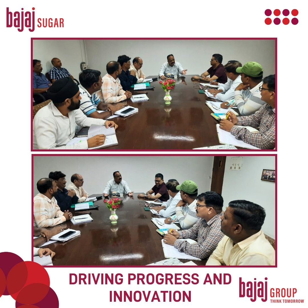 thebajajgroup's tweet photo. 🚀On June 28, 2024, Technical and Cane meetings were chaired by our respected MD Ajay Kumar Sharma at Gola Gokarnnath in Uttar Pradesh.
#BajajSugar #Leadership #TeamMeetings #CaneDevelopment #TechnicalExcellence #BajajGroup #92YearsOfSweetness #LifeAtBajaj #SustainableFuture https://t.co/7Cps8ph5k4