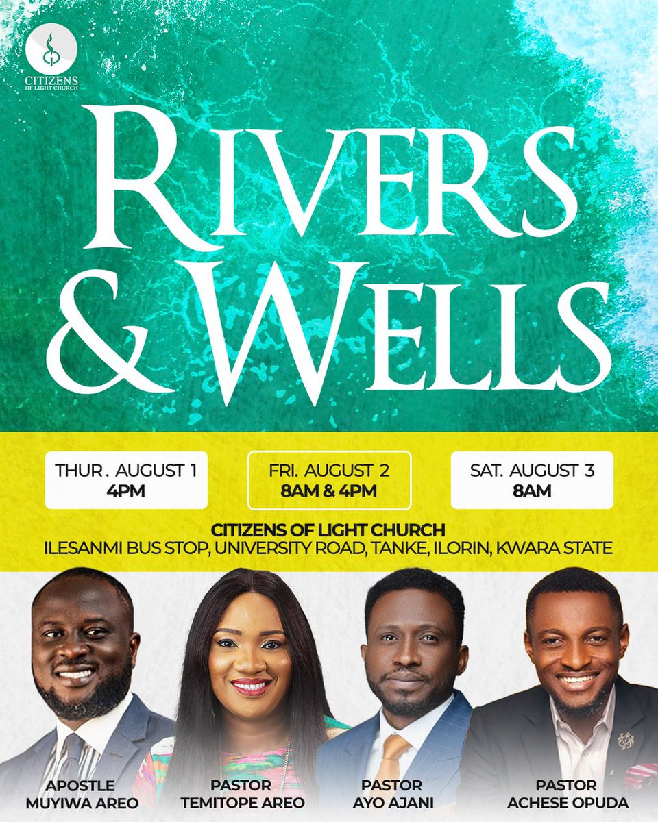 Clcglobal_'s tweet photo. Lightening and Thunders!
Miracles and Wonders!!
Sound of many waters!!!

Rivers and Wells is here🔥🔥

The days are almost upon us 

There's about to be an outpouring 🌧️🌧️ https://t.co/s1x1z1UO8w