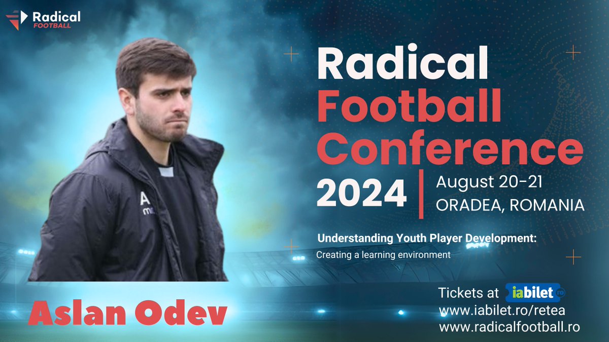 🌟 We are excited to announce our next Radical Football Conference 2024 guest, Aslan Odev! 🌟