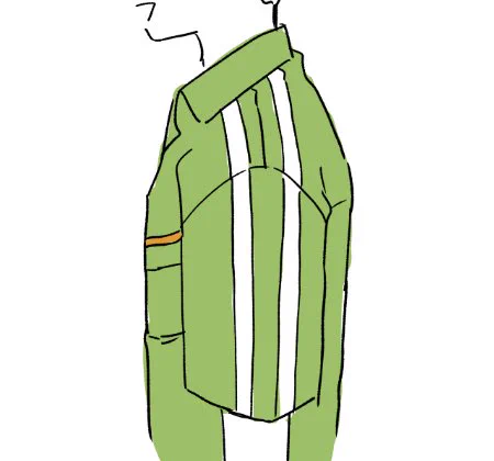 白いライン二重かなあこれ