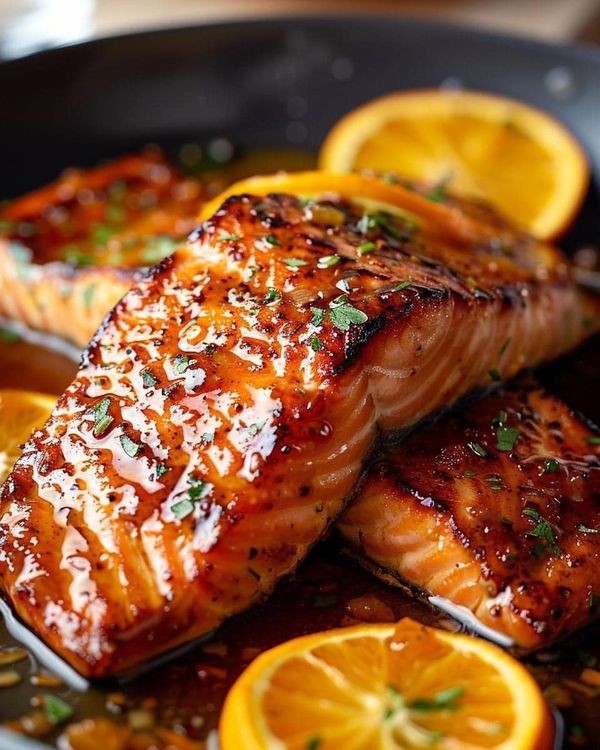 It's 3am, and the cravings have hit hard tonight... citrus glazed salon for the win.