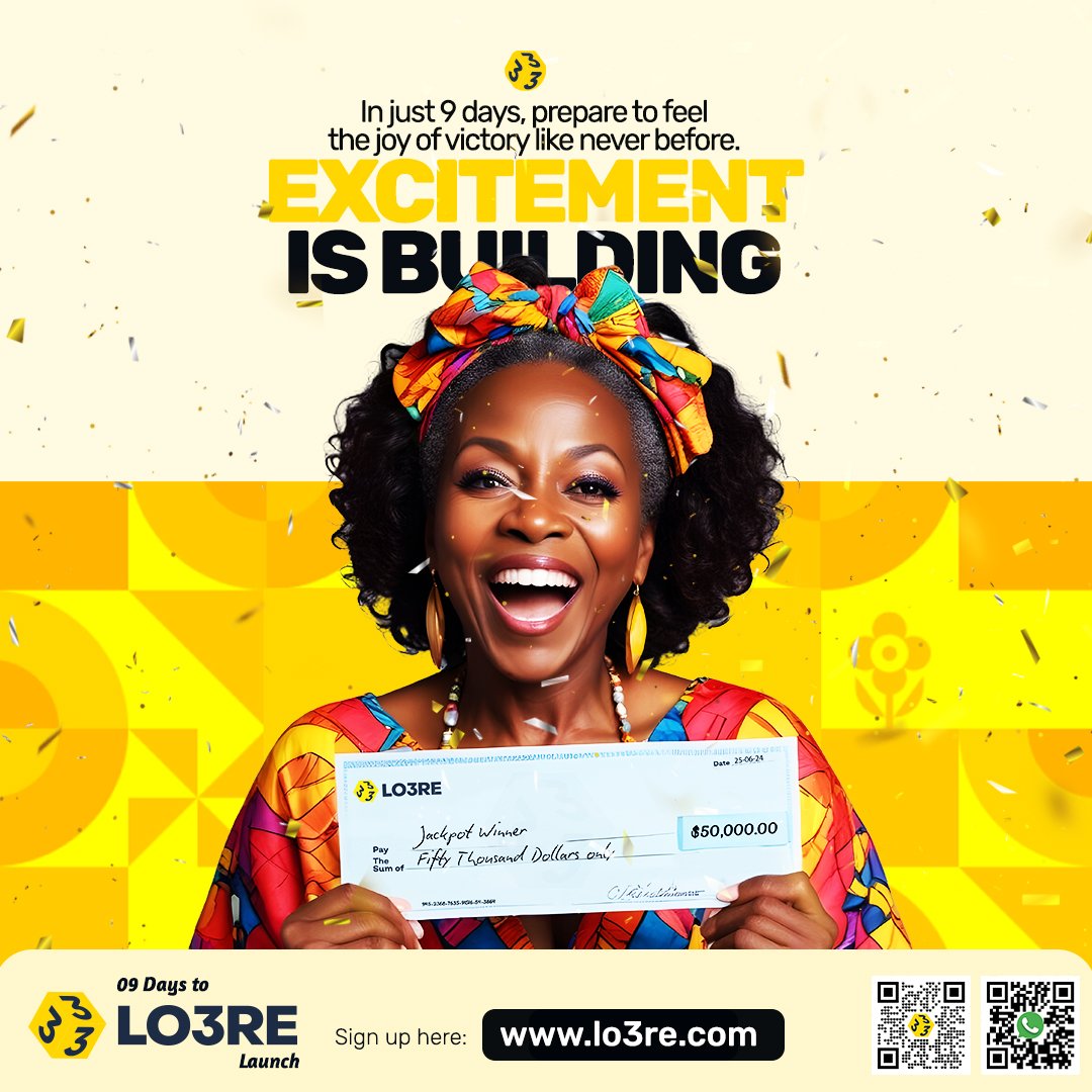 lo3rehq's tweet photo. Happy New Month champs 🏆
9days to launch 🤑🤑
#Lo3re #lottory #Lo3reLotteryJourney
#Binance https://t.co/vyntmoXmU5