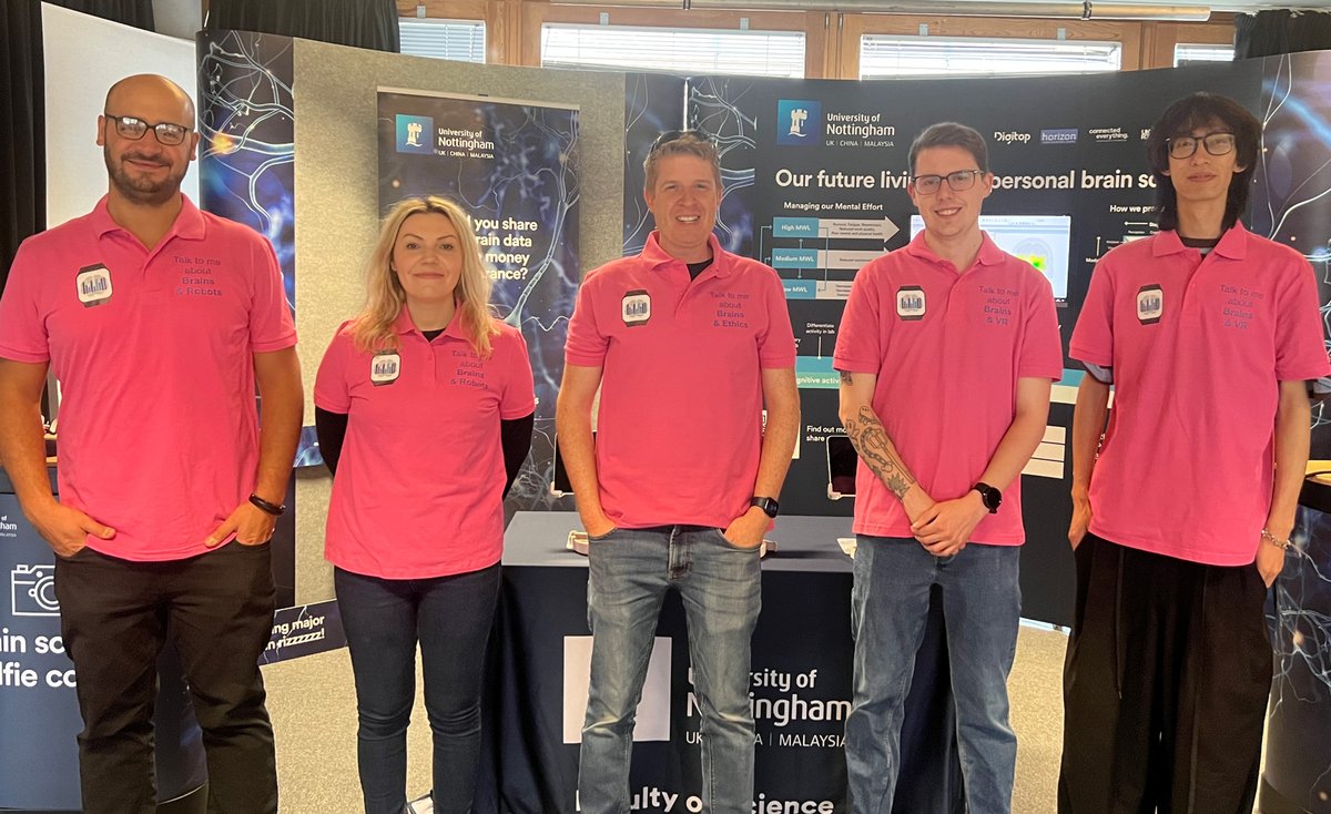 Should employers track your brain data? 

Researchers from <a href="/UniofNottingham/">Uni of Nottingham #WeAreUoN</a> explore wearable brain technology and its ethical implications at the <a href="/royalsociety/">The Royal Society</a> #SummerScience Exhibition. 

Discover more: bit.ly/3W1jcAS

#WeAreUoNResearch #Research #WeAreUoN