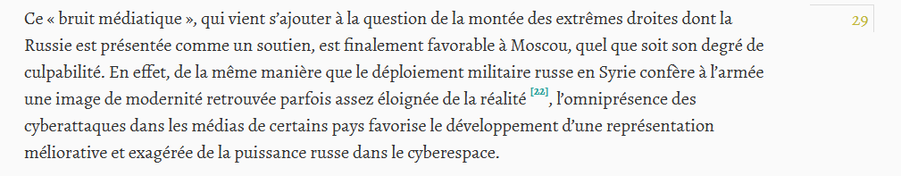 Sur l'idée de faire de la Russie un des principaux responsables du scrutin d'hier, voici ce que nous écrivions en 2017 avec <a href="/_ColinGerard/">Colin Gerard</a>
ds <a href="/RevueHerodote/">Revue Hérodote</a>. Ne tombons pas ds les explications qui nous dédouaneraient de nos responsabilités tout en rendant service à nos adversaires