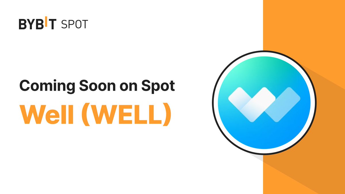 📣 $WELL is coming soon to the #BybitSpot trading platform with <a href="/well3official/">WELL3</a>

Listing time: Jul 3, 10AM UTC. Deposits and withdrawals will be available via the ETH Network.

Stay tuned for a grand prize pool!

#TheCryptoArk #BybitListing