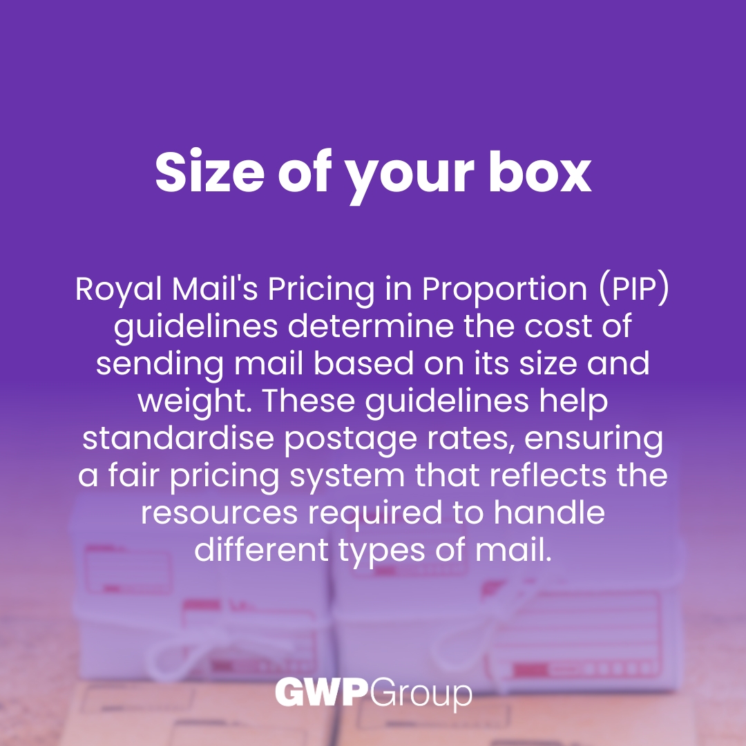 GWPGroup's tweet image. Understanding Royal Mail&apos;s Pricing in Proportion (PIP) guidelines can save you time and money when shipping your parcels via the post 📮📦

But what is PIP and how does it affect your packaging options?

Read more below to find out 👇

#RoyalMail #PIPGuidelines #PIPBoxes
