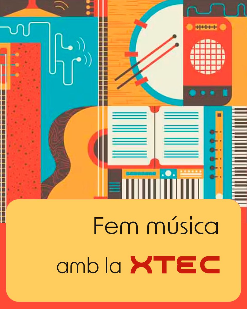 xtec's tweet photo. A la #XTEC trobareu recursos per a l'aula de #música: instruments virtuals, partitures, bases de dades de cançons de tots els temps i propostes d'activitats que us poden ser d'utilitat. Visiteu-ne l'enllaç.

🔗 https://t.co/6PntCEKfaZ

#AlsCentres https://t.co/zXYsFCzG8M
