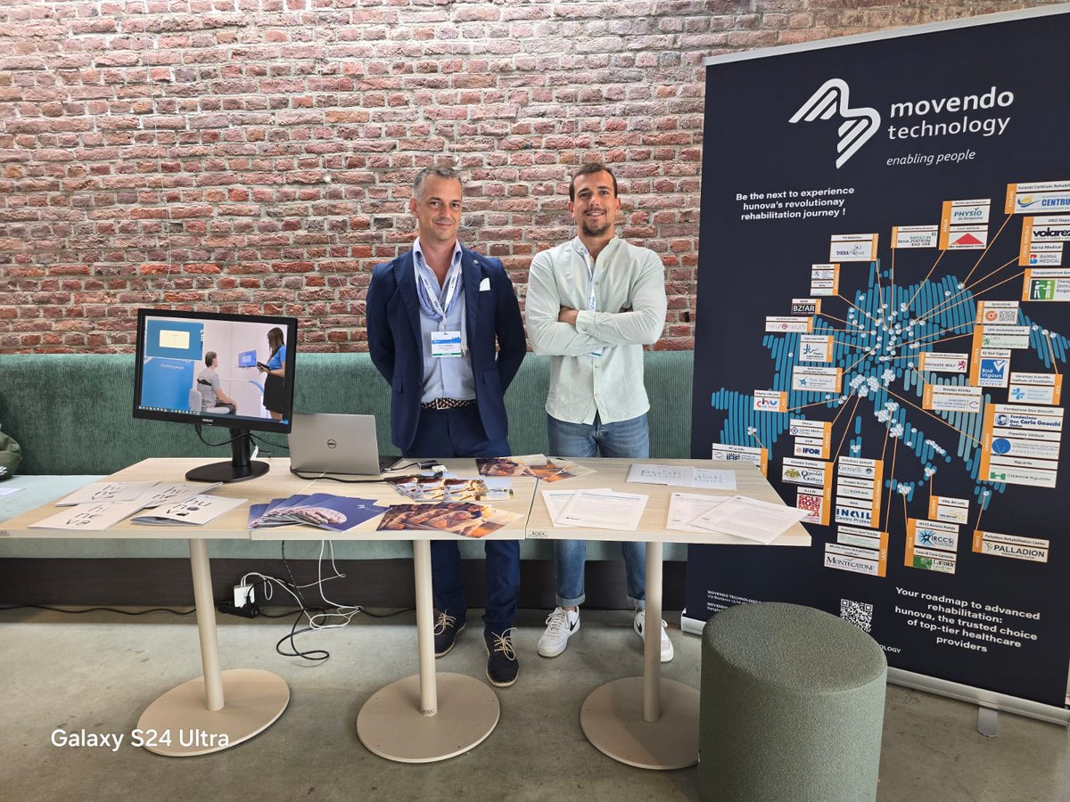 Davide and Michele at the RIMS 2024.
This opportunity allowed us to delve into the latest innovations and best practices in the field of Multiple Sclerosis, strengthening our commitment to excellence and innovation in the care and support of MS patients.

#RIMS2024 #movendotech