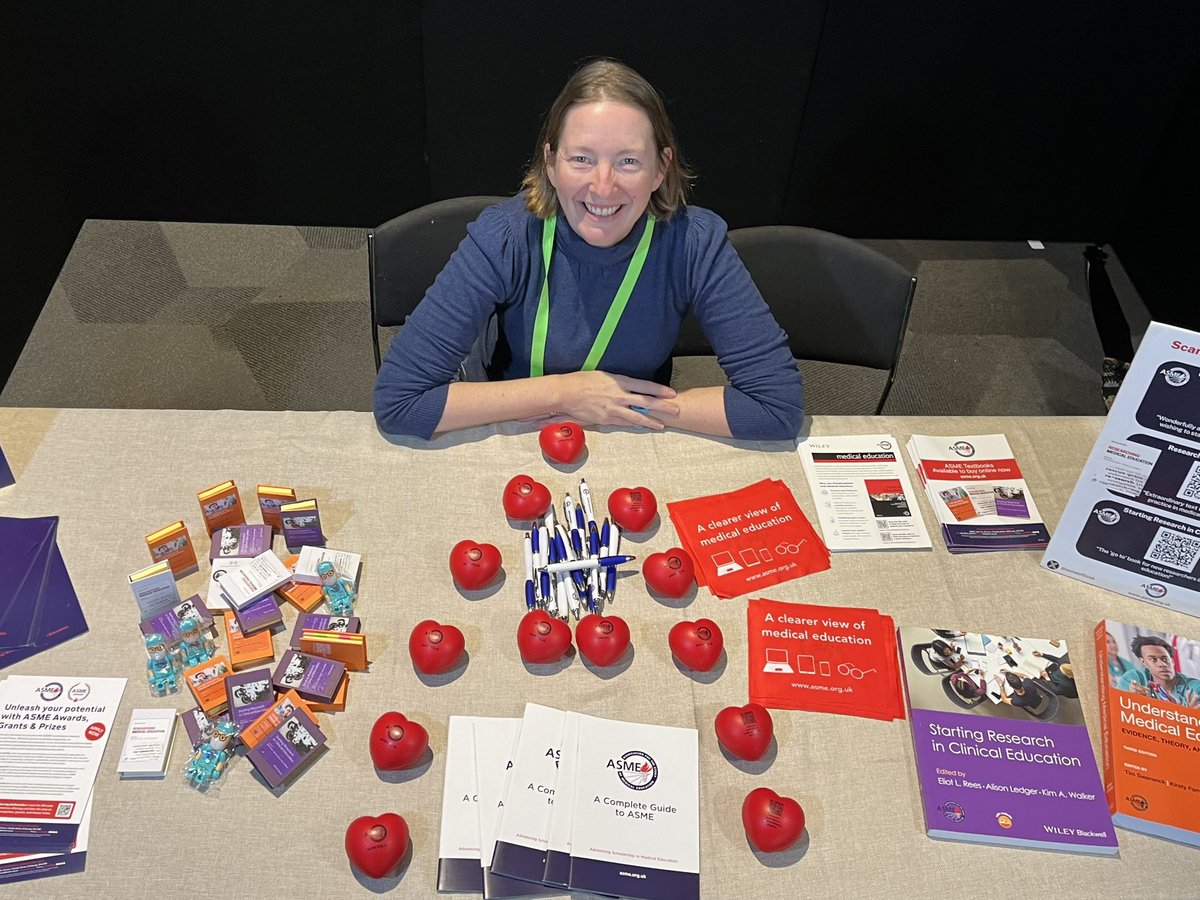 Alison Ledger (@alisonledger13) on Twitter photo Back on <a href="/asmeofficial/">Association for the Study of Medical Education</a> envoy duties at #ANZAHPE2024 Come say hi for merch, discounted membership, and a chance to win free ASME book! 👋 Back on <a href="/asmeofficial/">Association for the Study of Medical Education</a> envoy duties at #ANZAHPE2024 Come say hi for merch, discounted membership, and a chance to win free ASME book! 👋