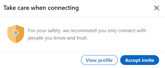 Haha..  <a href="/LinkedIn/">LinkedIn</a> wants people to limit who we add as contacts. Say goodbye to 95% of my contacts I guess 😂