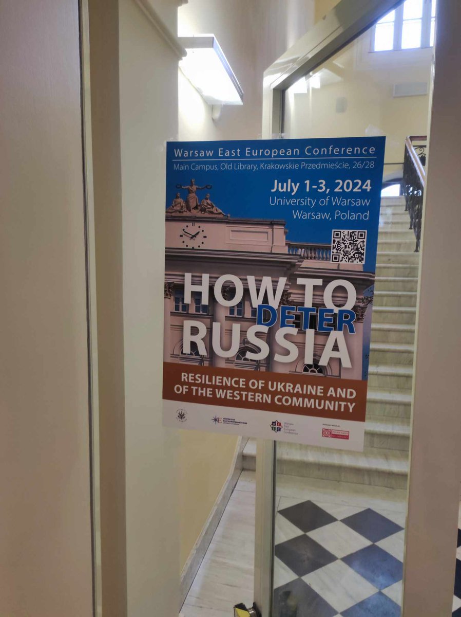 SEW_UW's tweet photo. HOW TO DETER RUSSIA?
Wystartowała nasza flagowa konferencja #WEEC.
Od 1-3 lipca czekają nas liczne panele, dyskusje, spotkania z najlepszymi naukowcami i analitykami, badaczami "Wschodu".

Zapraszamy!
📍D. Biblioteka @UniWarszawski
📷Agenda i rejestracja: https://t.co/HdAlY0afSQ https://t.co/Hc5RMQtl1d
