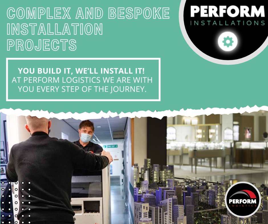 performlogistic's tweet image. If you&apos;re working on a complex installation or bespoke project that requires full service logistics, Perform can help!

For more info contact us directly at sales@performlogistics.co.uk

#PerformLogistics #InstallationProjects #EventLogistics #BespokeLogistics