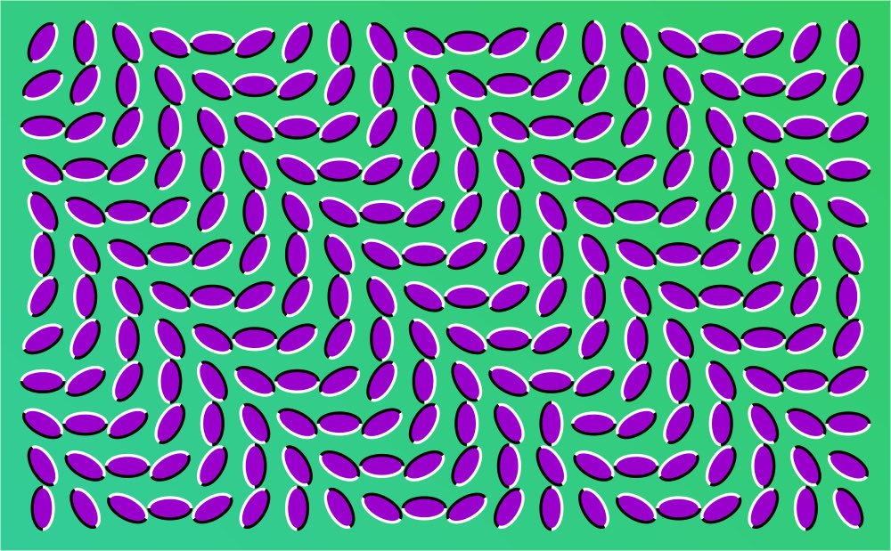 This pattern appears to wave.