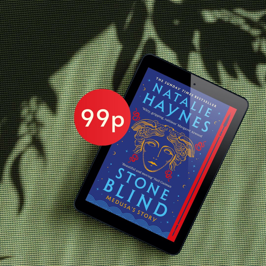 Mantle Books (@mantlebooks) on Twitter photo Stone Blind by <a href="/officialnhaynes/">Natalie Haynes</a> is now just 99p on Kindle until the end of the month!
Longlisted for the Women's Prize for Fiction 2023, uncover the infamous story of Medusa as you've never seen her before here: t.ly/dly5m Stone Blind by <a href="/officialnhaynes/">Natalie Haynes</a> is now just 99p on Kindle until the end of the month!
Longlisted for the Women's Prize for Fiction 2023, uncover the infamous story of Medusa as you've never seen her before here: t.ly/dly5m