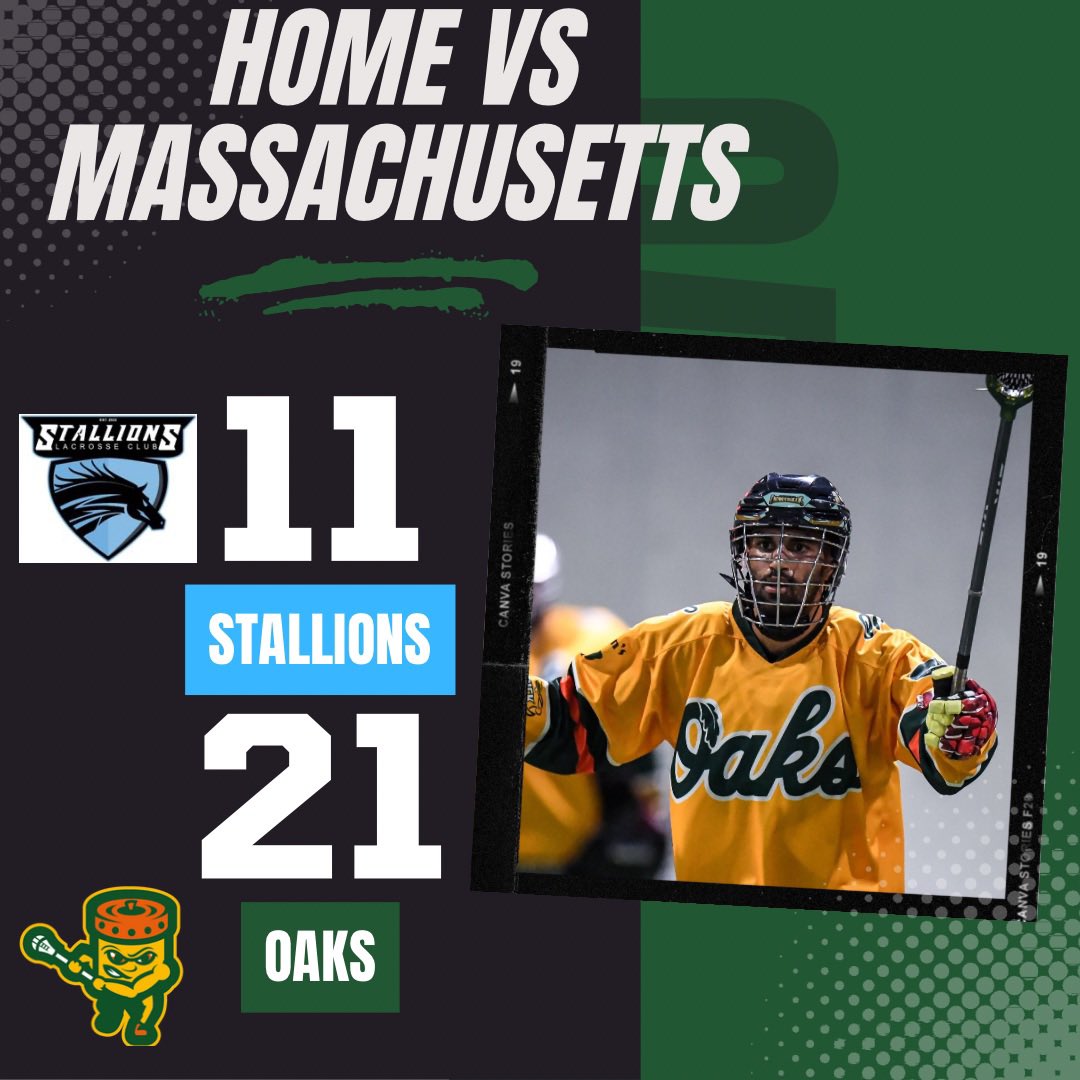 Rylan Padelford erupts for 8 goals and 1 assist as the men snag their first win 21-11 over the Stallions.