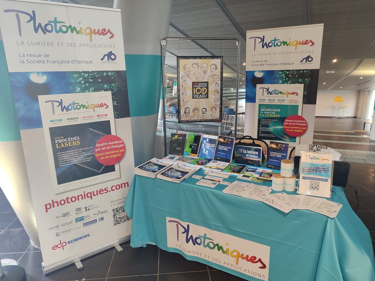 #OptiqueNormandie2024  
Rejoignez l'équipe Photoniques au stand R15 du congrès de la <a href="/sfoptique/">SFO</a> à <a href="/univrouen/">Université de Rouen Normandie</a> jusqu'au vendredi 5 juillet ! 
Venez nombreux pour découvrir les dernières avancées en #optique, #photonique et #laser.
<a href="/NicolasBonod/">Nicolas Bonod</a>
<a href="/EDPSciences/">EDP Sciences</a>