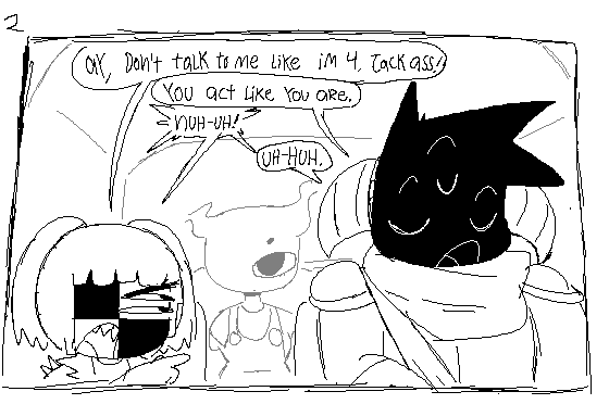 meatchunk25's tweet photo. I should probably post more of the random comics I draw of the crew https://t.co/eSc09Bho5p