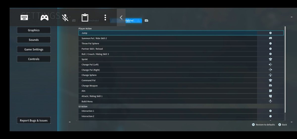 Here's my mobile control layout for when I play on my phone